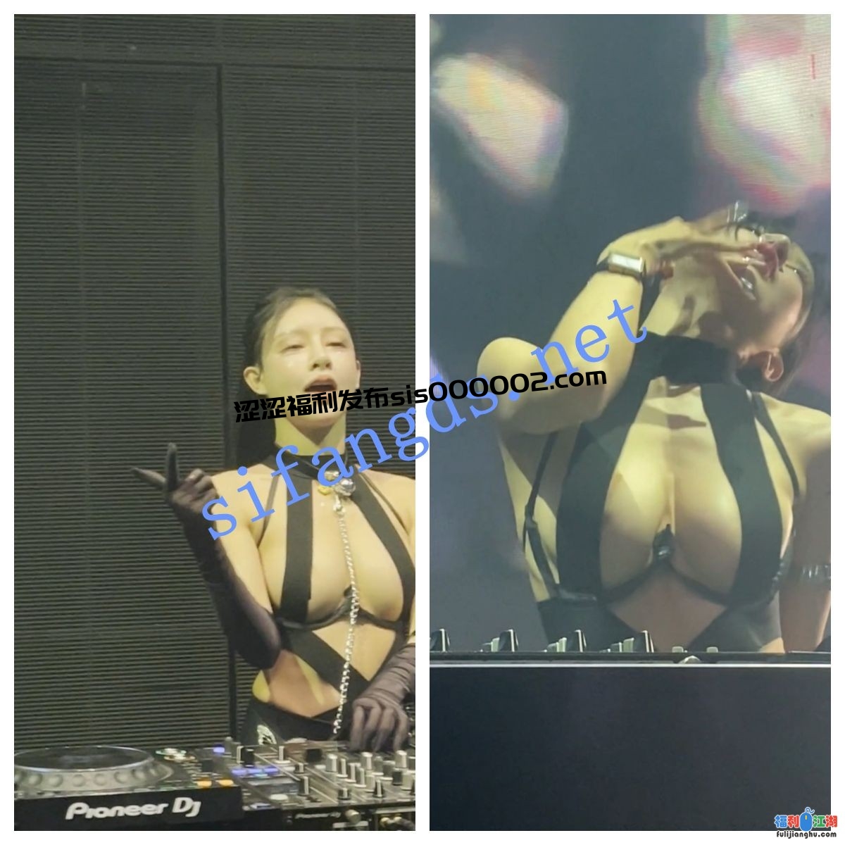 【网红女DJ现场大尺度热舞】真空乳沟 后摇 跪摇 性感死了【5.1G】