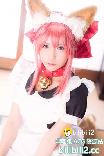 [Cosplay] [Cos] Tail, maid, and rice omelette – Tamamo [159P]